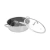Acier inoxydable Hot Pot 32cm 304 Qualité alimentaire Shabu Voir les images du produit 6