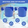 2 Stück Getränkehalter Pool, Poolrand Getränkehalter aus Produktbild-Vorschau 2