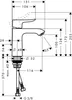 Hansgrohe Metris Mitigeur monocommandé pour lavabo 110 avec Voir les images du produit 13