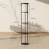Fortuna Lai Stehlampe mit 3 Regalen, rundes Design, Produktbild-Vorschau 3