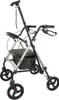 Rollator aus leichtem Aluminium, 4 Räder, zusammenklappbar Produktbild-Vorschau 6