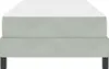 vidaXL Boxspringbett mit Matratze Hellgrau 80 x 200 cm Produktbild-Vorschau 6