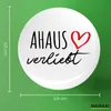 Huuraa Button Ahaus verliebt 59mm rund mit Sicherheitsnadel Produktbild-Vorschau 3