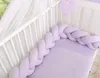 Flätat skydd till spädbarnssäng lila 180 cm Knot Pillow aus Produktbild-Vorschau 3