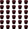 30 Salbendosen, Cremedosen 35ml flach bordeaux -farben - Produktbild-Vorschau 1