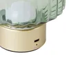 LED-Tischlampe - H 19 cm - Grün - Messingfarben - Glas - Produktbild-Vorschau 17