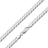 MATERIA Collier pour homme à maillons plats en argent 925 Voir les images du produit 1