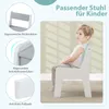 COSTWAY Kindertisch, 3 in 1 Kindersitzgruppe mit Stauraum, Produktbild-Vorschau 7