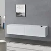 Hängeboard ‘Evaton‘ mit 2 Klappen 140 x 33 x 30 cm Weiß, Produktbild-Vorschau 7