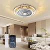 RRBEST LED Deckenventilator mit Beleuchtung,Leise Kristall Produktbild-Vorschau 2