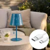 Outdoor Tischleuchte Blau inkl  LED, wiederaufladbar und Produktbild-Vorschau 9