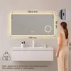S'AFIELINA Specchio bagno LED con Bluetooth 5.3, 120 × 60 Anteprima dell’immagine prodotto 2