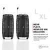 Devillo® Kofferset 4tlg. S-M-L-XL, Onyxblack - Trolley Produktbild-Vorschau 7