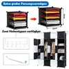 NAIZY šatní skříň DIY plastový policový systém plastová Náhled obrázku produktu 5