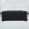 Close-up of a black latch on a clear plastic storage box. Podgląd zdjęcia produktu