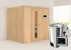Karibu Sauna Innensauna Daria Fronteinstieg Ofen 3,6 kW Produktbild-Vorschau 1