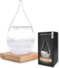 A storm glass weather predictor and its packaging. Voir les images du produit