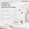 Räder ZUHAUSE Windlicht Lichthaus aus Porzellan klein - H Produktbild-Vorschau 10