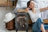 MuchoWow® Koffer Handgepäck Trolley Rollkoffer Kleine Produktbild-Vorschau 2