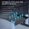 Extralink Fachboden für Netzwerkschrank 250mm 19" 1U 1HE Produktbild-Vorschau 2