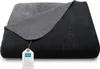 Kuscheldecke in Wendeoptik, 150x200 cm, schwarz-grau Produktbild-Vorschau 1