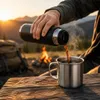 6 Camping Becher Stahl Campingbecher Kaffebecher Espresso Produktbild-Vorschau 6