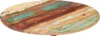 A round tabletop made of reclaimed wood with a distressed finish. Anteprima dell’immagine prodotto