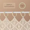 COZYOR Makramee-Vorhang, mit Holzösen Boho Vorhang Produktbild-Vorschau 4