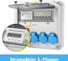 Peviasot Wandverteiler mit Stromzähler 3-Phasen und MCB,5 Produktbild-Vorschau 3
