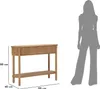 Göteborg Konsolentisch, 110x40x80 cm - Tannenholz, MDF und Produktbild-Vorschau 11