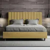 ITYHOME - Gepolstertes Bett mit Lattenrost 160x210 mit Produktbild-Vorschau 2