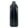 A black plastic bottle with measurement markings on the side, isolated on a white background. Produktbild-Vorschau