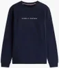 Tommy Hilfiger Tommy Logo Sweatshirt Modrý Náhled obrázku produktu 5