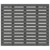 vidaXL Wand Kopfteil Grau 106x3x91,5 cm Massivholz Kiefer - Produktbild-Vorschau 4