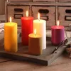 Papstar Stumpenkerze Ø 70 mm 150 mm rot aus 100% Stearin, Produktbild-Vorschau 2