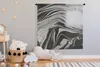 MuchoWow® Wandteppich Wandbehang Marmor - Weiß - Schwarz Produktbild-Vorschau 3
