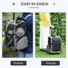 PawHut Hundetrolley Transporttasche Tragetasche 2-in-1 Produktbild-Vorschau 4