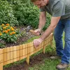 Relaxdays Beeteinfassung, 200 cm lang, flexibel, Sichthöhe: Produktbild-Vorschau 6