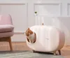 MakeSure Katzentoilette mit Schublade - Weiß - 60 x 38 x 45 Produktbild-Vorschau 7