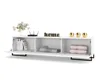 TV-Lowboard Fernsehschrank SIMPLY STEHEND Weiß Matt/Weiß Produktbild-Vorschau 3