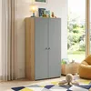Armario infantil "Beldinupp" con 2 puertas, 1 barra para Vista previa de la imagen del producto 1