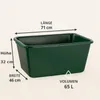 Jagdwanne Wildwanne 90/65/40 Liter Wanne XXL eckig HDPE Produktbild-Vorschau 7