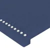 vidaXL Kopfteil mit Ohren Blau 203x16x118/128 cm Stoff Produktbild-Vorschau 5