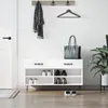 Ławka Z Miejscem Na Buty, Biała, 102X35X55 Cm Lumarko! Podgląd zdjęcia produktu 2
