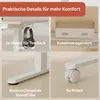 AREBOS Schreibtischgestell elektrisch höhenverstellbar Weiß Produktbild-Vorschau 9