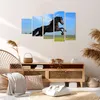 Bild auf Leinwand - Leinwandbild - Schwarzes Pferd Pferd Produktbild-Vorschau 7