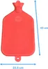 Gummi-Wärmflasche von Sänger, glatt, 3 Liter, rot Produktbild-Vorschau 5