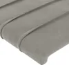 vidaXL Kopfteil mit Ohren Hellgrau 93x16x78/88 cm Samt -  Produktbild-Vorschau 6