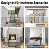 YZNAHRE Kaminschutzgitter mit Tür 305 cm Metall Produktbild-Vorschau 6