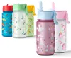 Trinkflasche Kinder 500ml - auslaufsicher Tritan Strohhalm Produktbild-Vorschau 1